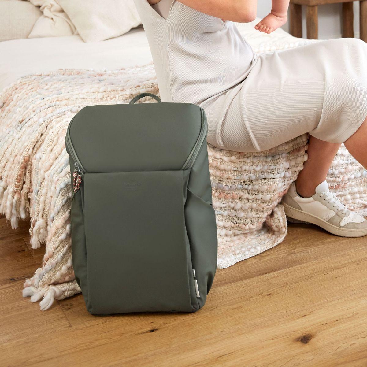 Lassig Diaper Backpack - Slender Up Olive | Mothercare SG